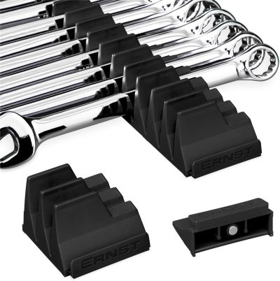 Modular Wrench Organizer for 20 Tools with Magnetic Base - Made in the USA