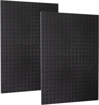 Made in USA Pegboard Panels Garage Organization - Wall Storage Kit  (2) ea - 24" x 16" Peg Board Tool Organizer Panel Set - Garage Organizer Kit